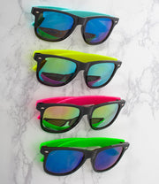 Fashion Sunglasses - P9005RV/NEON - Pack of 12